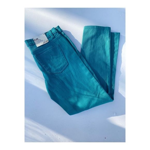 Teal Low Rise Slim Fit Jeans NWT - Picture 1 of 12